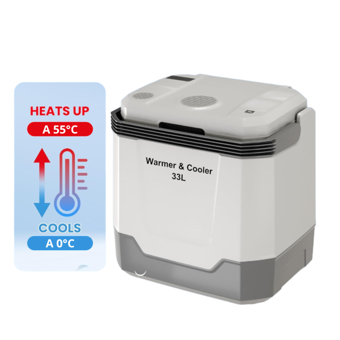 Heladera portátil frío calor para auto 12V 24V 220V