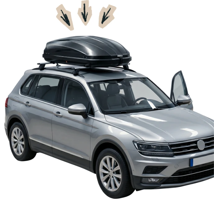 Baúl de techo porta equipaje para autos y camionetas en Ushuaia